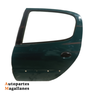 Puerta trasera izquierda Peugeot  206, Ref: 1255-B2F