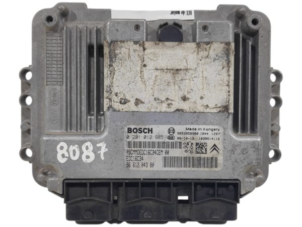 8087 ECU de motor Citroen C4 1.6 HDI , Ref: 8087-K3A6