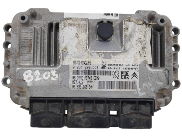 ECU de motor Peugeot 307 1.6 16V , Ref: 8205-K3A5