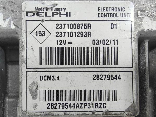 8289-2 ECU de motor Delphi 1.5dci , Ref: 8289-K3A6