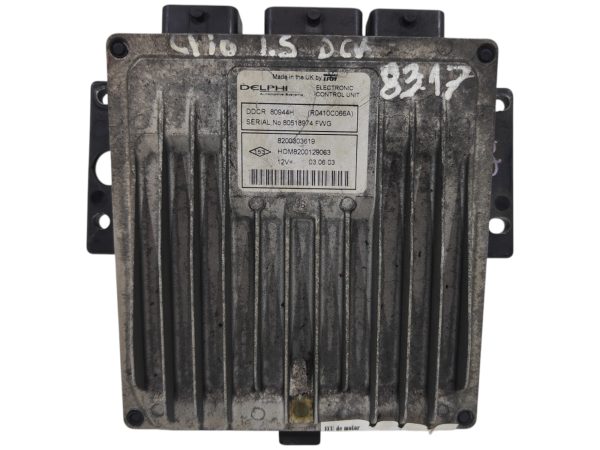 ECU de motor Renault Clio 1.5 dci , Ref: 8317-K3A5