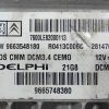 ECU de motor Peugeot Citroen 2.0 HDI , Ref: 8369-K3A6