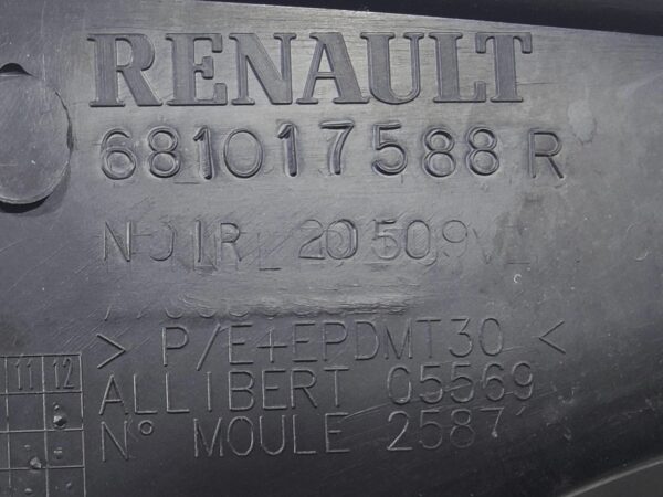 Plasticos y molduras Renault KANGOO  , Ref: 10800-K3A1