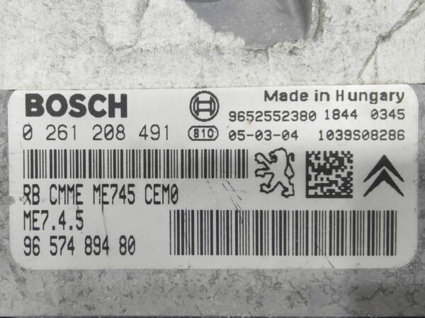 ECU de motor Citroen C4 1.6 16V , Ref: 10832-K3A5