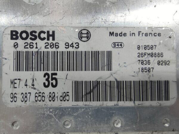 ECU de motor Peugeot 308 1.6 16V , Ref: 10834-K3A5