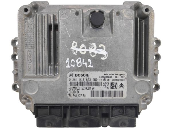 ECU de motor Peugeot Citroen 1.6 HDI 2010, Ref: 10842-K3A6