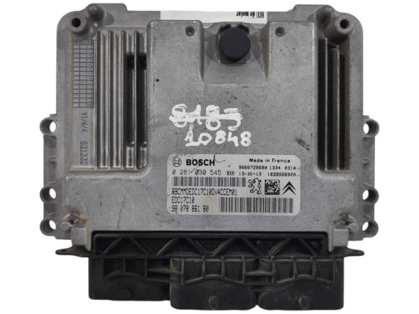 ECU de motor Peugeot Citroen 1.4 HDI 2013, Ref: 10848-K3B1