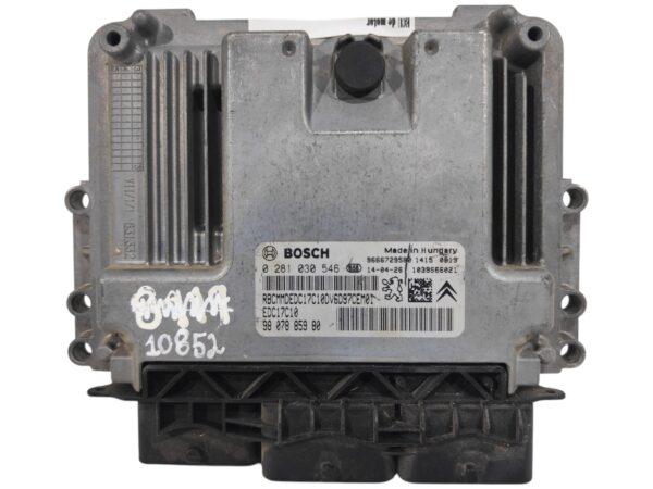 ECU de motor Peugeot Citroen 1.6 HDI 2014, Ref: 10852-K3B1