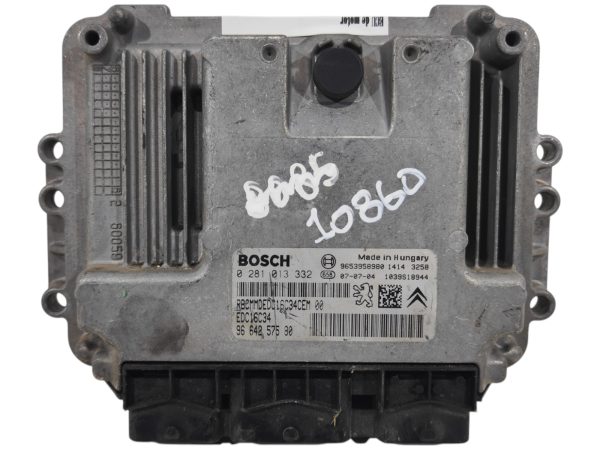 ECU de motor Peugeot Citroen 1.6 HDI 2007, Ref: 10860-K3B2