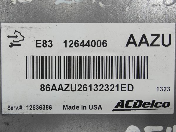 ECU de motor Chevrolet Agile LS 1.4 2013, Ref: 10864-K3B2
