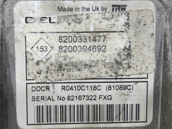 ECU de motor Renault Clio II 1.5 dCi , Ref: 10882-K3B5