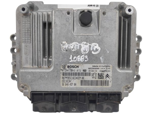 10883 ECU de motor Peugeot Citroen 1.6 HDI 2010, Ref: 10883-K3B5