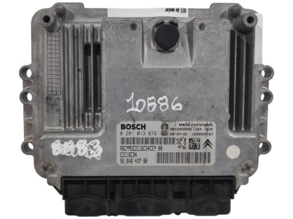 ECU de motor Peugeot Citroen 1.6 HDI 2008, Ref: 10886-K3B5
