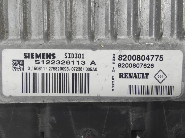 10890-2 ECU de motor Renault MEGANE 1.5 DCI 106CV (K9KP732) , Ref: 10890-K3A7