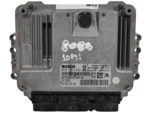 ECU de motor Peugeot Citroen 1.6 HDI , Ref: 10891-K3A7