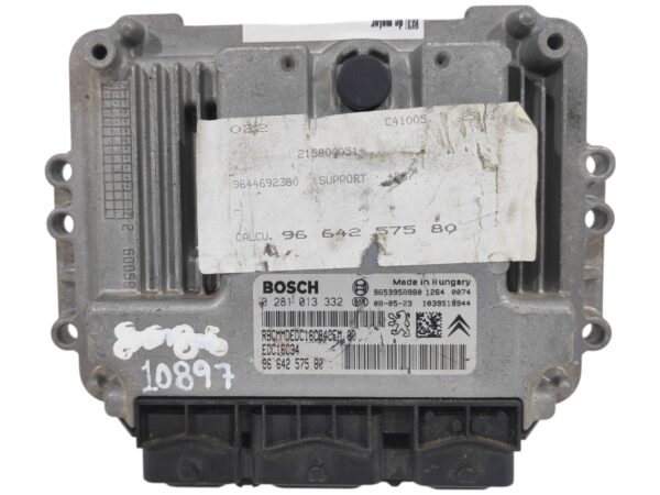 ECU de motor Peugeot Citroen 1.6 HDI 2008, Ref: 10897-K3B6