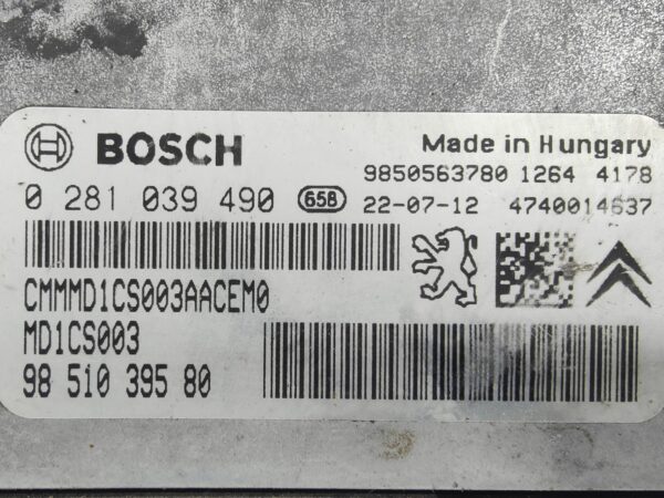 ECU de motor Peugeot Citroen 1.5 HDI 102 CV 2022, Ref: 10906-K3B6