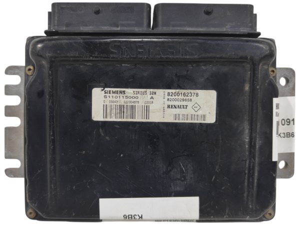 10915 ECU de motor Renault CLIO II 1.2i 58HP , Ref: 10915-K3B6