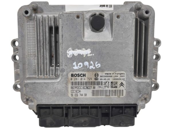 ECU de motor Citroen C4 1.6 HDI 2009, Ref: 10926-K3B7