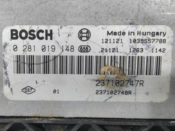 ECU de motor Renault CLIO 1.5 DCI 2012, Ref: 10928-K3B7