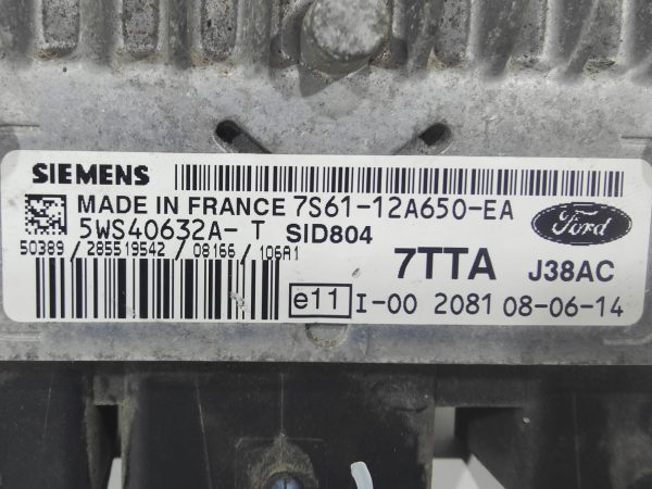 ECU de motor Ford Fiesta TdCi 1.4 2008, Ref: 10938-K3B8