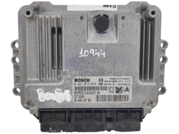 ECU de motor Peugeot Citroen 1.6 HDI 2009, Ref: 10944-K3B8