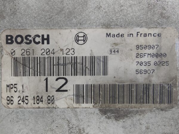 ECU de motor Citroen Xantia 1.8 8V XU7JP 1995, Ref: 10952-K3C6