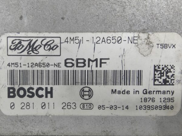 ECU de motor Ford FOCUS C-MAX 1.6 TDCI , Ref: 8074-K3B6