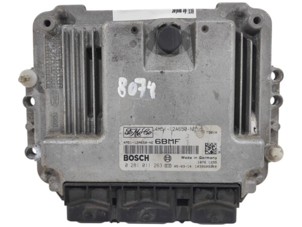 ECU de motor Ford FOCUS C-MAX 1.6 TDCI , Ref: 8074-K3B6