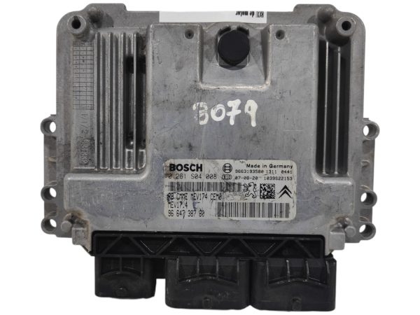 ECU de motor Peugeot 207 (A7) 1.6 VTI 88KW 120CV L4 16V , Ref: 8079-K3B6