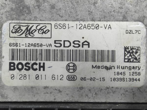ECU de motor Ford FUSION FOCUS 2.0 1.6 TDCI 2006, Ref: 8081-K3B9