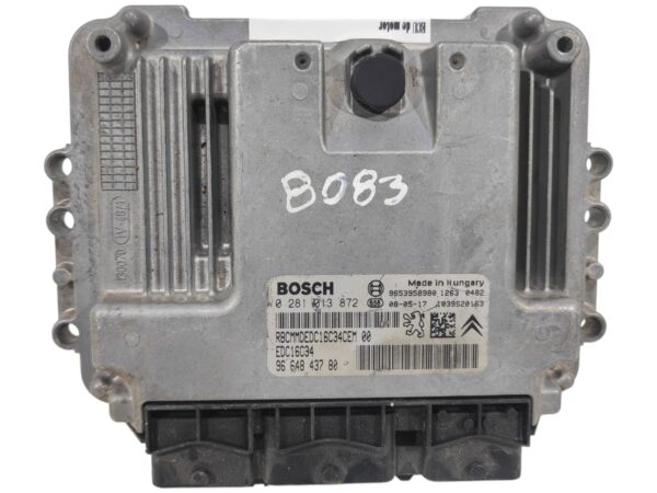 ECU de motor Peugeot Citroen 1.6 HDI , Ref: 8083-K3A6