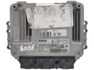 ECU de motor Peugeot 207 1.4 HDI , Ref: 8086-K3A7