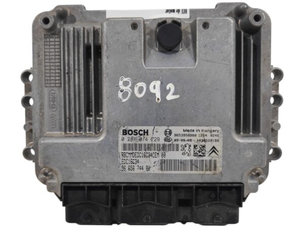 ECU de motor Citroen C4 1.6 HDI , Ref: 8092-K3B3