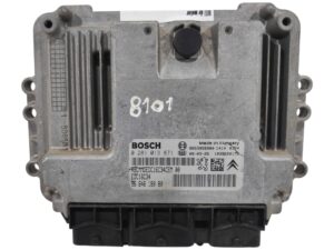 ECU de motor Peugeot Citroen 1.6 HDI , Ref: 8101-K3B3