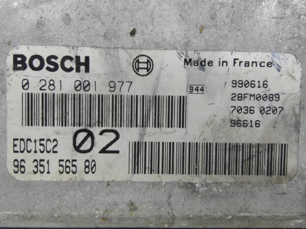 ECU de motor Peugeot Citroen 2.0 HDI , Ref: 8103-K3B3