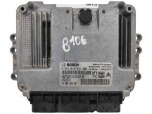 ECU de motor Peugeot Citroen 1.6 HDI , Ref: 8106-K3B2