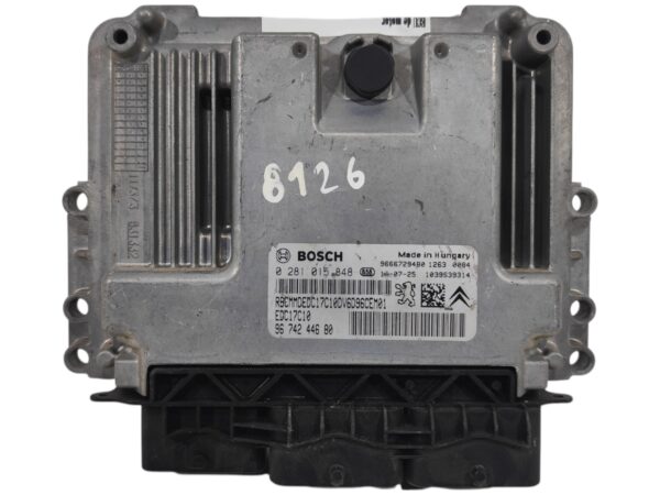 ECU de motor Peugeot Citroen 1.6 HDI , Ref: 8126-K3B1