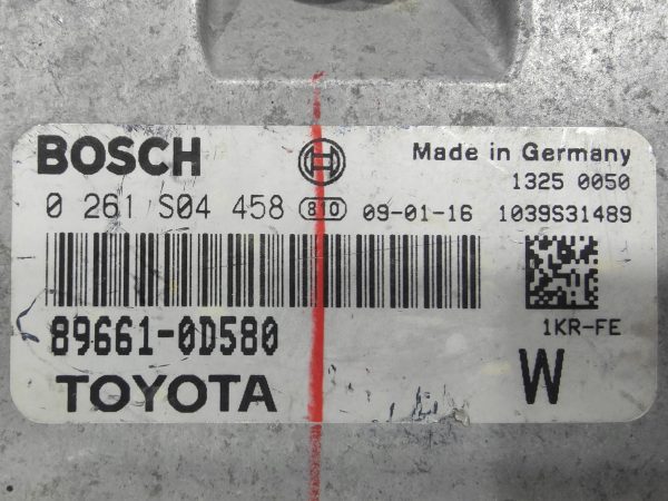 ECU de motor Toyota YARIS II (05-09) 1.0 VVT-I 2009, Ref: 8131-K3B7