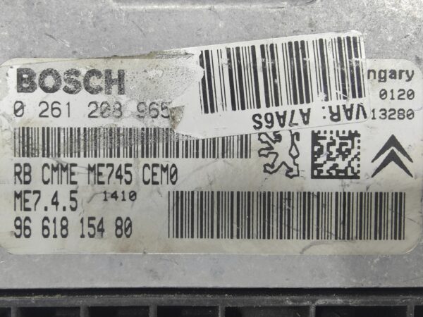 ECU de motor Peugeot 207 1.6 16V , Ref: 8159-K3B6