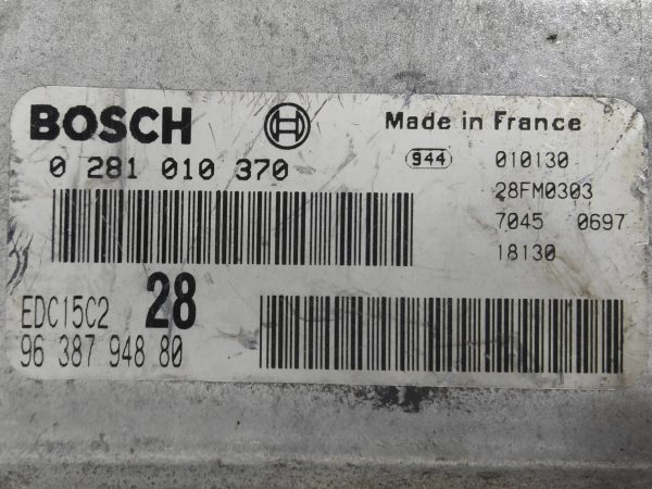 ECU de motor Peugeot 406 2.2 HDI , Ref: 8176-K3A8