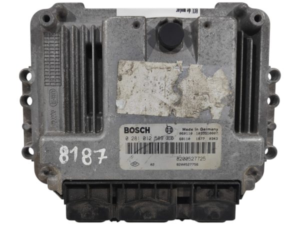 8187 ECU de motor Renault MEGANE II SCENIC 1.9 DCI 130HP 2006, Ref: 8187-K3B12