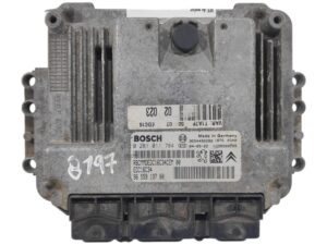 ECU de motor Peugeot 206 1.4 HDI 2004, Ref: 8197-K3B12