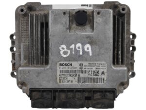 ECU de motor Peugeot Citroen 1.6 HDI , Ref: 8199-K3B3