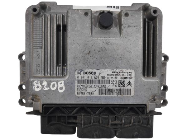 ECU de motor Peugeot 208 1.4 HDI , Ref: 8208-K3B1