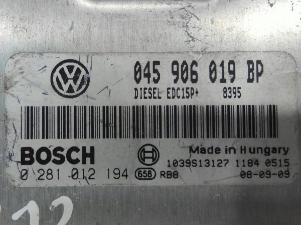 ECU de motor Volkswagen POLO 1.4 TDI , Ref: 8212-K3A6
