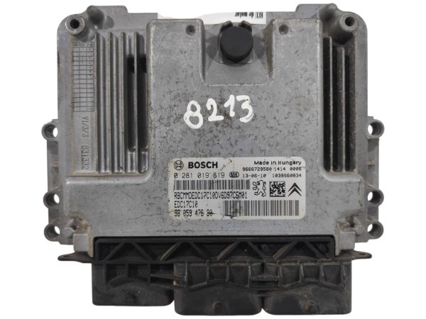 8213 ECU de motor Peugeot Citroen 1.6 HDI , Ref: 8213-K3B1