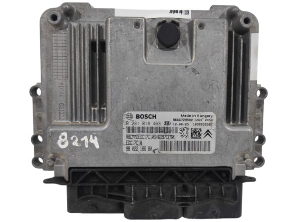 ECU de motor Peugeot Citroen 1.6 HDi 2012, Ref: 8214-K3B5