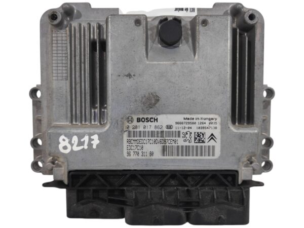 ECU de motor Citroen C4 1.6 HDI , Ref: 8217-K3B1