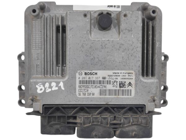 ECU de motor Peugeot Citroen 1.4 HDI 2011, Ref: 8221-K3B12